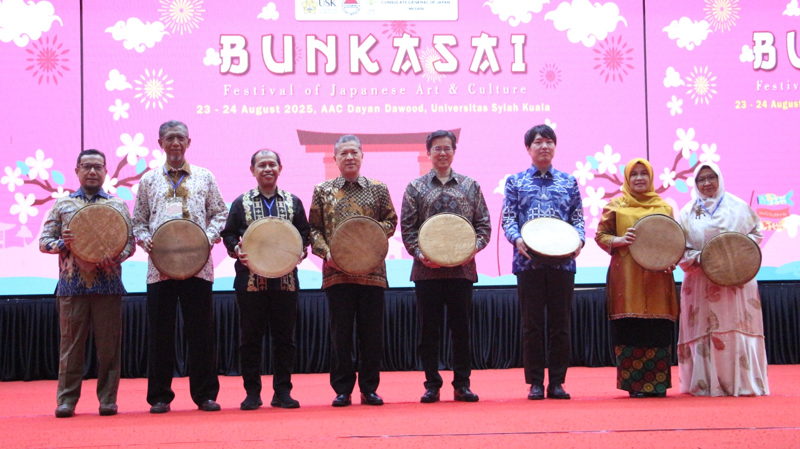 ‎BAST ANRI Hadiri Pembukaan Festival of Japanese Art & Culture di Gedung AAC Dayan Dawood, USK